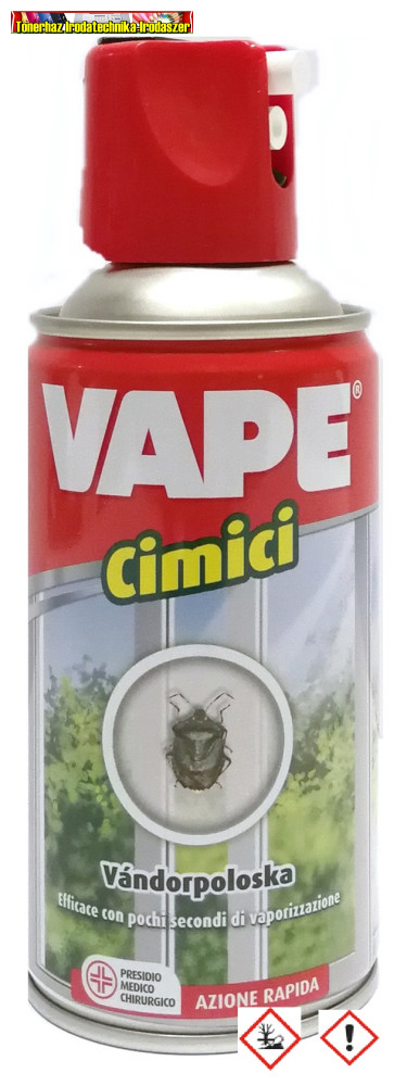 Vape Cimici poloskaírtó spray 300ml Toner ház Webáruház