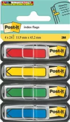 Post-it jelölőnyíl 684-ARR3 4x24 lap, 11,9x43,2 mm, nyíl Post-it jelölőnyíl 684-ARR3 4x24 lap, 11,9x43,2 mm, nyíl