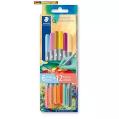   STAEDTLER® 3280 Rostirón készlet, 1/3 mm, kétvégű, kimosható, Multiverzum 2, 6db/cs
