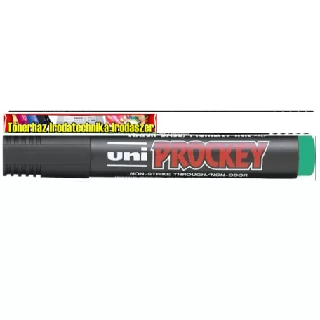 UNI PROCKEY PM-122 PERMANENS MARKER, GÖMBÖLYŰ HEGY, ZÖLD
