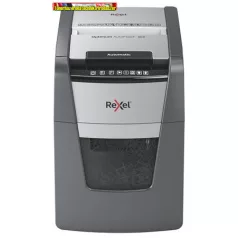   REXEL, Optimum AutoFeed+ 90X AUTOMATA Iratmegsemmisítő, konfetti, 90 lap, 