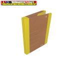 DONAU Life Füzetbox, 30 mm, karton, A4, neon sárga