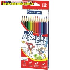 Centropen színesceruza készlet  12 db /dob - háromszögletű 9521/12