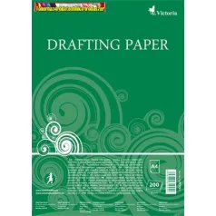Műszaki rajzlap, fehér, A4, VICTORIA 200 ív/csg (Dipa)