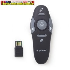 Gembird WP-L-01 Wireless Presenter Red Laser Black