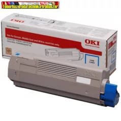   OKI 46508711 EREDETI nagy kapacítású Lézertoner C332, MC363 nyomtatókhoz,cyan; 3K
