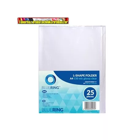 Genotherm 'L' A4, 150 micron víztiszta Bluering® (25 db/csomag)