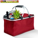   11549A Thermo összecsukható bevásárlókosár - 49 x 28 x 25 cm - 21 L - Piros
