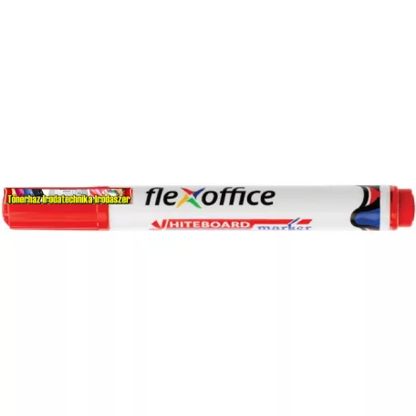 FLEXOFFICE WB03 Táblamarker, 2,5 mm ,kúpos,  piros