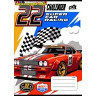 Füzet, tűzött, A5, kockás, 32 lap, COOL BY VICTORIA Race cars, 27-32