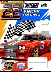   Füzet, tűzött, A5, kockás, 32 lap, COOL BY VICTORIA Race cars, 27-32