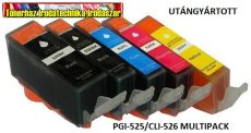 Canon PGI-525/CLI-526 MULTIPACK(5db patron) utángyártott tintapatronok -Chippel ellátott--(PGI525,PGI-525,cli526,cli-526)