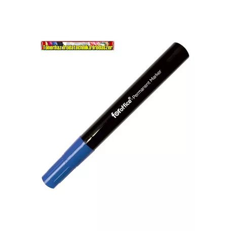 FOROFFICE Permanent(alkoholos filc) marker  kerek végű, 1,5-3mm, kék