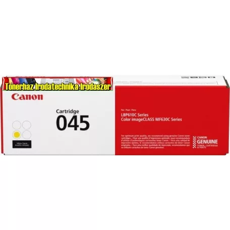 Canon CRG-045 Yellow eredeti toner 1,3k  (CRG045)