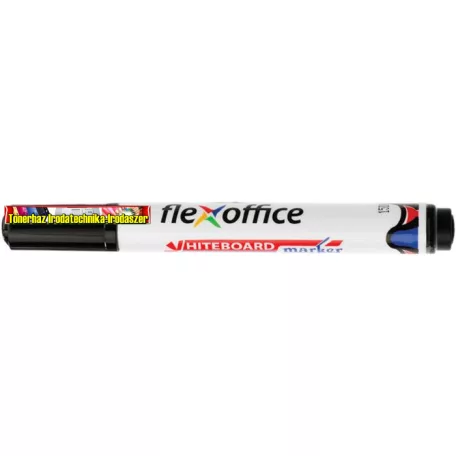 FLEXOFFICE WB03 Táblamarker, 2,5 mm ,kúpos,  fekete