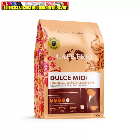 Cafe Frei Dulce Mio Kávé szemes, 1Kg,  karamellás