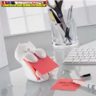 Jegyzettömb adagoló, "Z",  Cica, fehér, 3M POST-IT