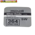 Maxell 364 ezüst oxid gombelem (SR621,1175)