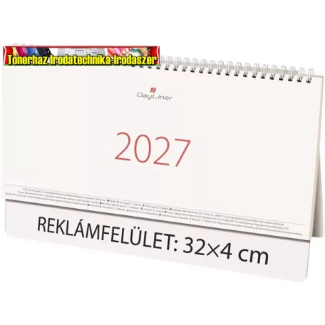 Naptár, asztali, álló , DAYLINER, Oktáv 2027
