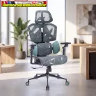 TitanMesh Pro Irodai forgószék oldalpárnával - menta - 119 x 72 x 73 cm BMD1123GR 