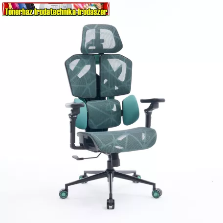 TitanMesh Pro Irodai forgószék oldalpárnával - menta - 119 x 72 x 73 cm BMD1123GR 