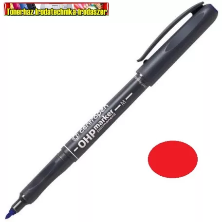 Centropen 2637 M 1.0 alkoholos filctoll piros színben (permanent)