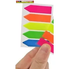  Oldaljelölőcímke müanyag OFFICIAL  12x45mm, 5x25 lap NYILAK (oldaljelolö nyíl) (122949PP)