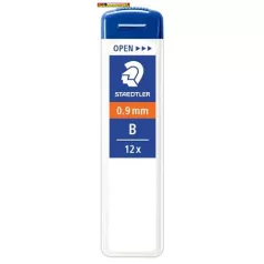 Grafitbél (ironbél), B, 0,9 mm, STAEDTLER 12szál/tub