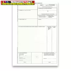 Szállítási bizonyítvány 4 pld-os SAD.EUR1 (EUR1) (EUR 1)