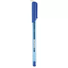   KORES K1-F kék Golyóstoll, 0,7 mm, kupakos, háromszögletű, 