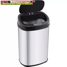   LAMART SZENZOROS ROZSDAMENTES HULLADÉK KOSÁR (SZEMETES) 42L  (INOX) LT8022