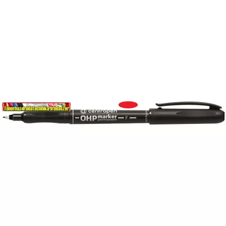Centropen 2636 F 0,6 alkoholos filctoll piros színben (permanent)