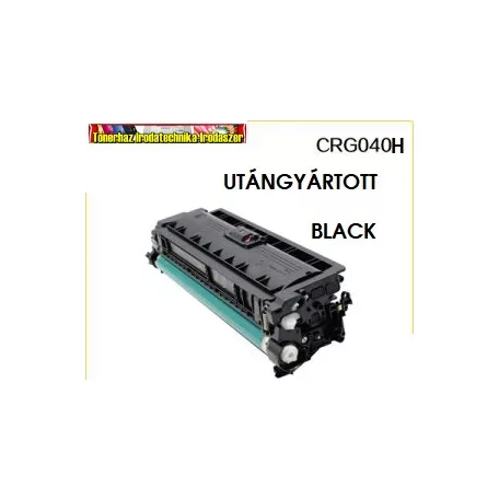 Canon 040H (CRG040) Black toner UTÁNGYÁRTOTT 12K 
