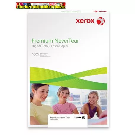 XEROX Nevertear 007R90516  A4 Etikett címke, lézernyomtatókhoz, poliészter, kültéri,  fehér, matt 50 ív/cs