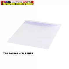   TB/4-es redős-talpas, 40 mm talp  szilikonos tasak,250db/dob  FEHÉR kraft papír,  (TB4)