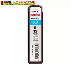 ROTRING 0,7mm B grafithegy 12 szál/tubus