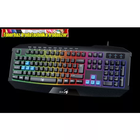 Genius Scorpion K215 Gaming vezetékes billentyűzet Black HU (háttérvilágítással)
