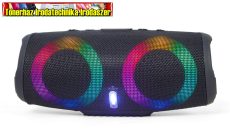 Gembird SPK-BT-LED-02 Bluetooth LED Speaker Black hangszóró