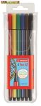   STABILO Pen 68, Rostirón készlet, 1 mm, 6 különböző szín (filctoll)(rostiron)