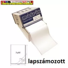   Leporelló 3-24  A/4 12" 3 pld. 600ív Bluering -Lapszámozott- 240/3