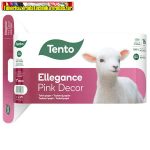   TENTO Ellegance Pink Decor Toalettpapír, 3 rétegű, kistekercses, 16 tekercs/cs ,  fehér