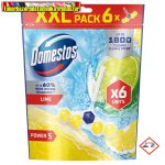   DOMESTOS Power5 Maxi Pack WC frissítő blokk Lime ( 6x50gr ) (wc illatosító)