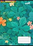   Füzet, tűzött, A5, vonalas, 32 lap, 4-8. osztály, COOL BY VICTORIA, Floral garden 21-32