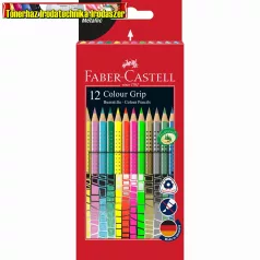Faber-Castell színes ceruza NEON grip 12-es készlet 201569