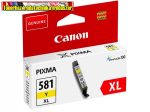 Canon CLI-581XL eredeti Yellow tintapatron(cli581,cli581xl)