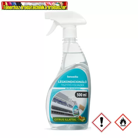 Bewello 17216L Légkondícionáló tisztító spray - 500 ml Citrus illattal (klíma,légkondi)