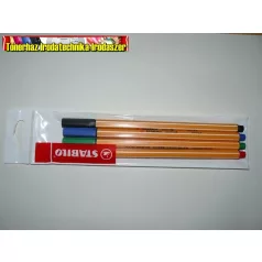   STABILO Point 88 Tűfilc készlet, 0,4 mm,  4 különböző szín/cs