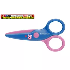   Olló, óvodai, 10 cm, STAEDTLER "Noris® Junior 965", Peppa malac