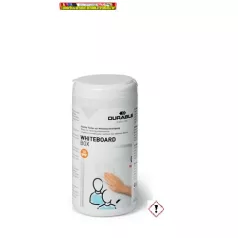   Fehértábla tisztítókendő, 100 db, DURABLE WHITEBOARD BOX 100 