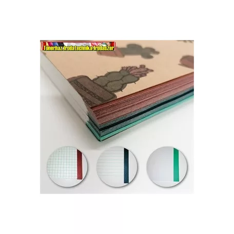 Spirálfüzet pd ECO Nature A/4-160 lapos több tantárgyas (A4)